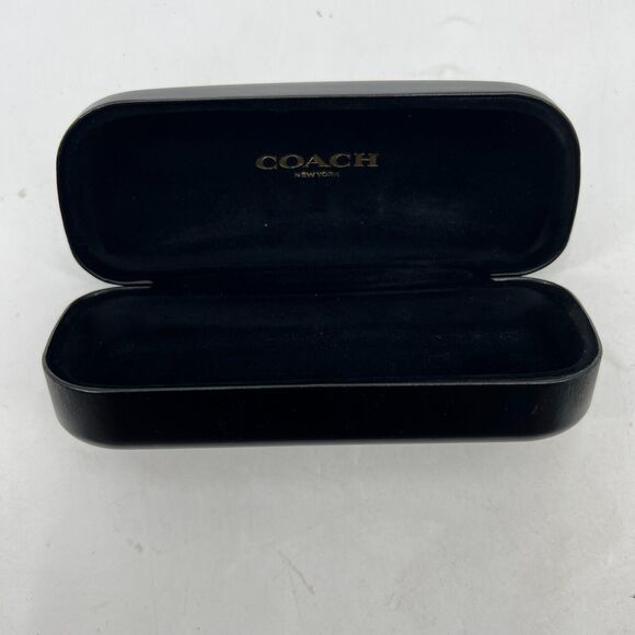 Coach Sunglass Eyeglass Hard Case Snap Shut Clamshell Sunglasses Storage - Picture 7 of 10